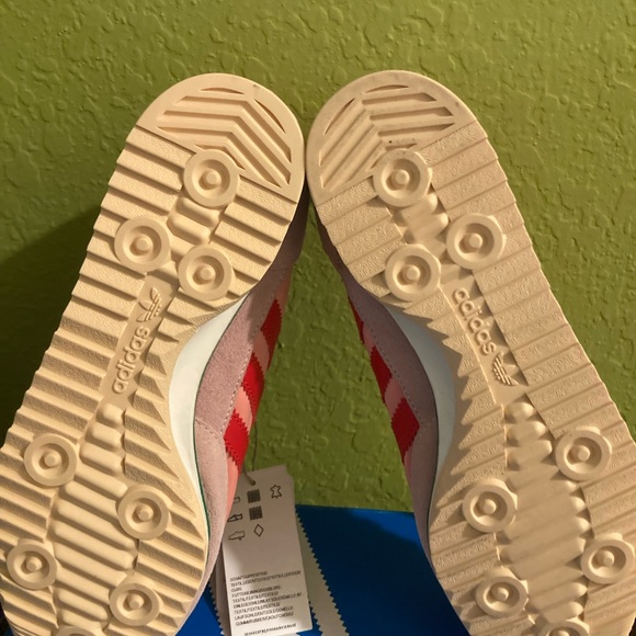Adidas Originals Pink and Red SL 72 OG Sneakers - Picture 10 of 10